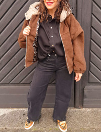 Manteau LOUNA - CHOCO