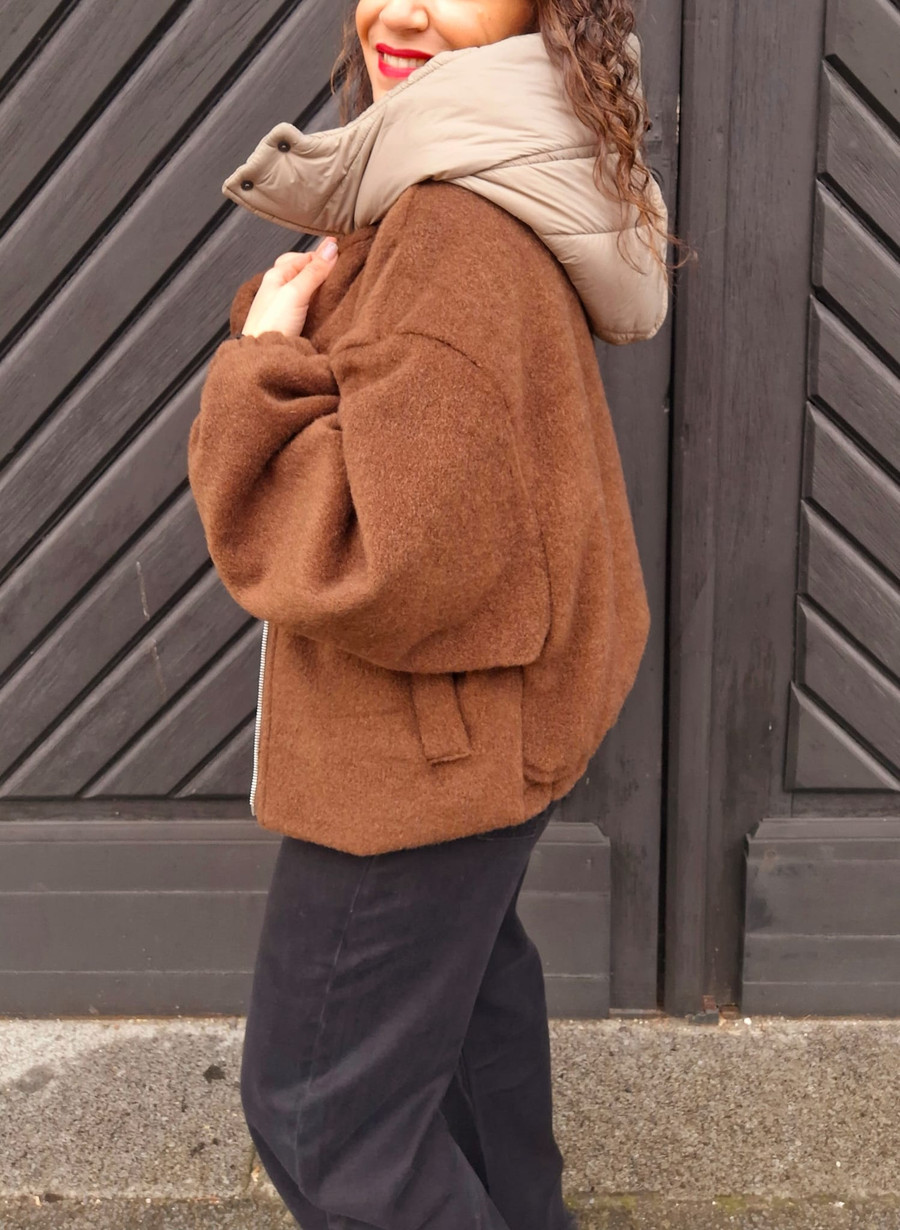 Manteau LOUNA - CHOCO 2