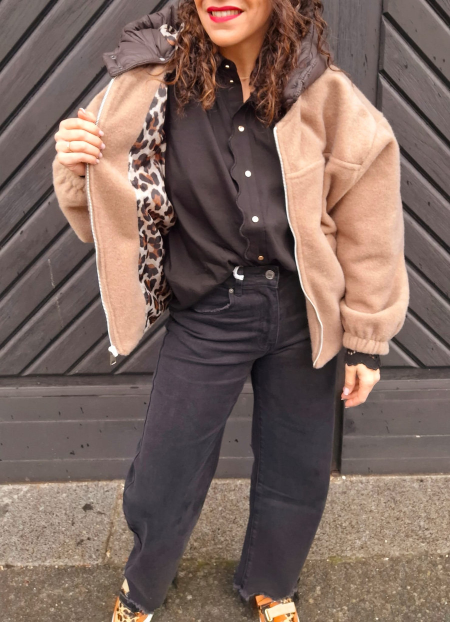 Manteau LOUNA - CAMEL 1