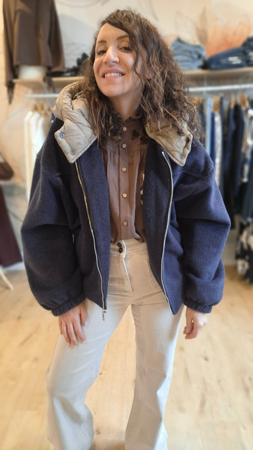 Manteau LOUNA - Bleu marine